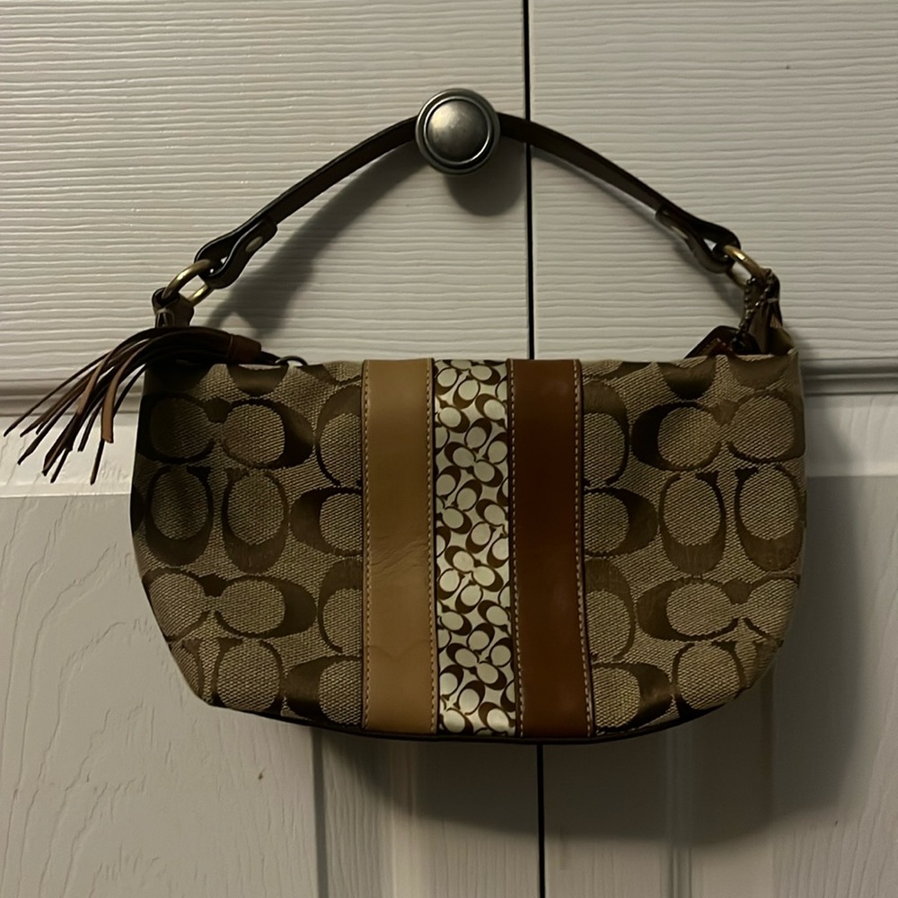 Coach mini signature bag